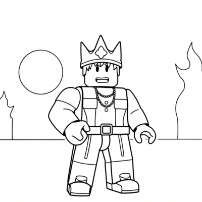 Printable Coloring Pages Roblox