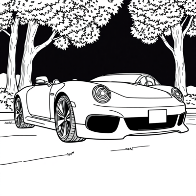 Printable Coloring Pages Car