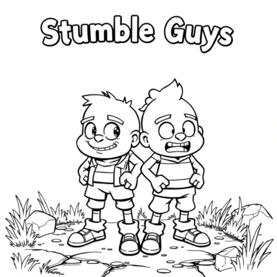 Stumble Guys Printable Coloring Pages