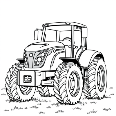 Printable Coloring Pages Tractors