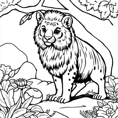 Animal Friends Coloring Sheets