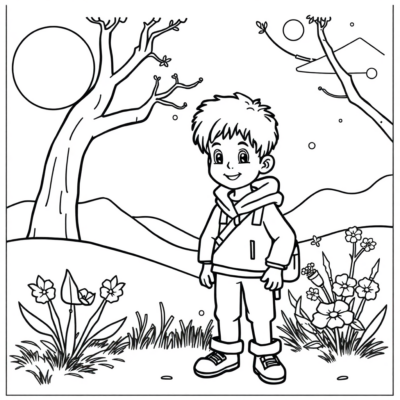 Kids’ Fun Coloring Book: Simple Pages to Color