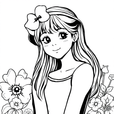 Girl’s Coloring Pages