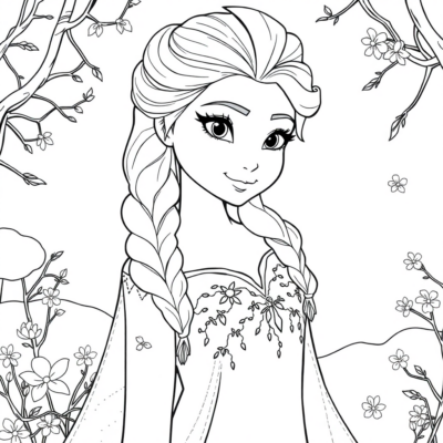 Frozen Princess Elsa Coloring Fun Book