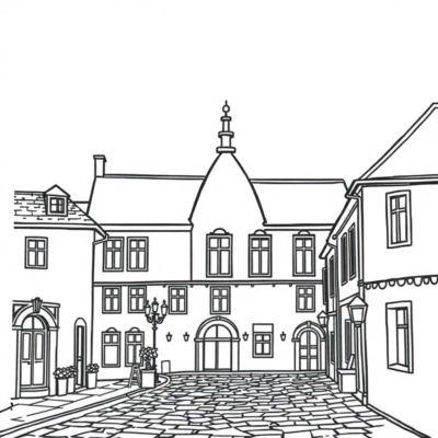 Coloring Book Europe