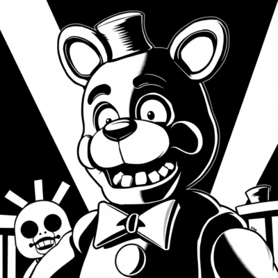 Five Nights At Freddy’s Coloring Pages