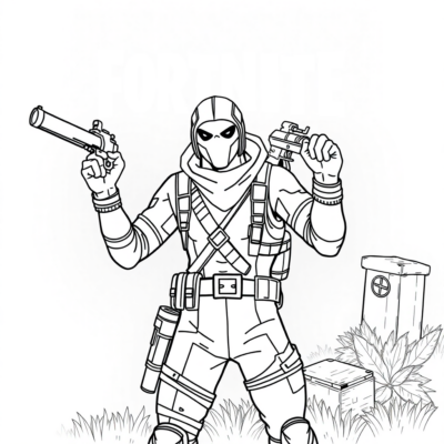 Fortnite Coloring Pages
