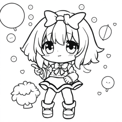 Gacha Club Coloring Pages