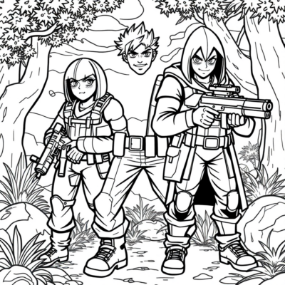 Coloring Book: Game Coloring Pages