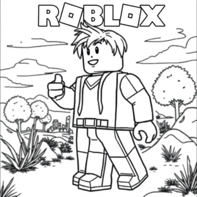 Coloring Book: Roblox Coloring Games