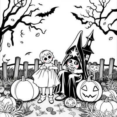 Coloring Book: Halloween Coloring Pages