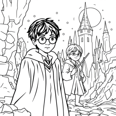 Harry Potter Coloring Book