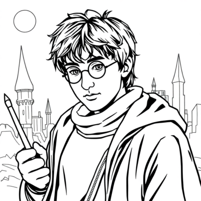 Coloring Book: Harry Potter Coloring Pages