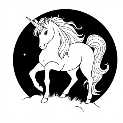Magical Unicorn Coloring Sheets to Print