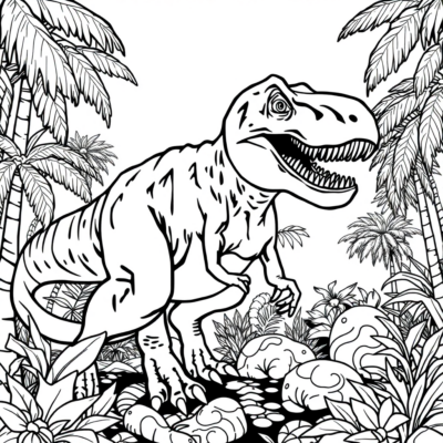 Jurassic World Coloring Pages