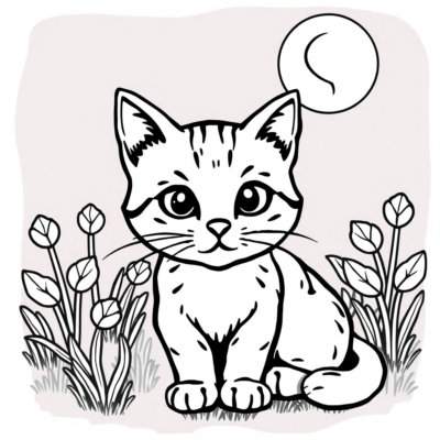 Cute Cats Coloring Fun for Kids
