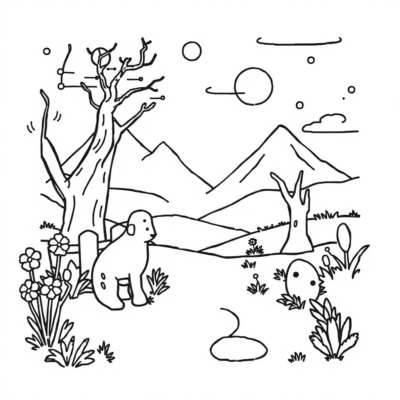 Coloring Book: Crossword Coloring Pages for Kids