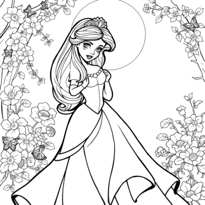 Royal Disney Princess Coloring Fun