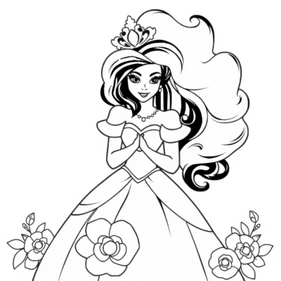 Princess Coloring Book