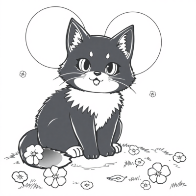 Kuromi Coloring Pages for Printing
