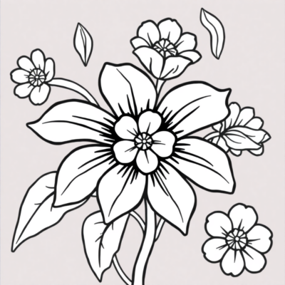 Bloom Garden Coloring Fun for Kids