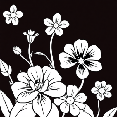 Flower Coloring Pages