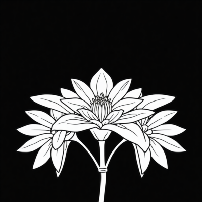 Flower Coloring Pages to Print