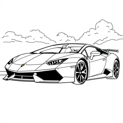 Lamborghini Coloring Pages