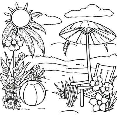 Sunny Days Coloring Adventure