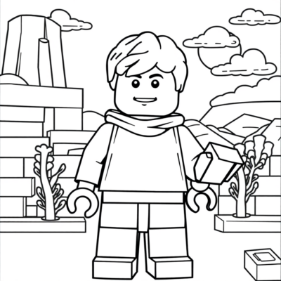 Coloring Book: LEGO Coloring Pages
