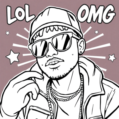 LOL OMSG Swag Coloring Book