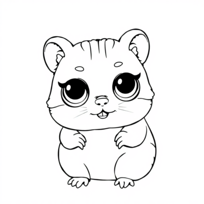 LOL Surprise Pets Hamster Coloring Book