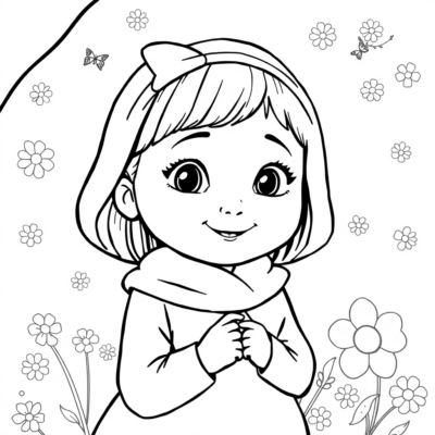 Masha Coloring Pages