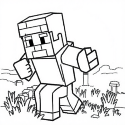 Coloring Book: Minecraft Coloring Pages