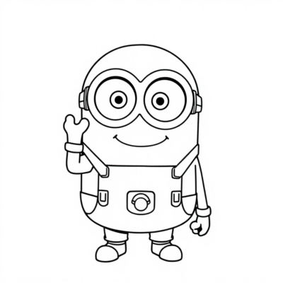 Cute Minion Coloring Fun for Kids