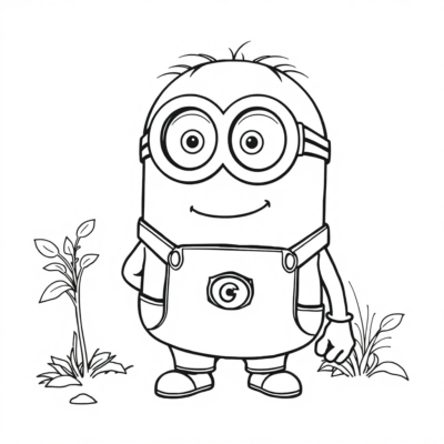 Coloring Book: Minion Coloring Pages