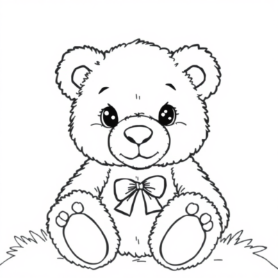 Coloring Book Bear