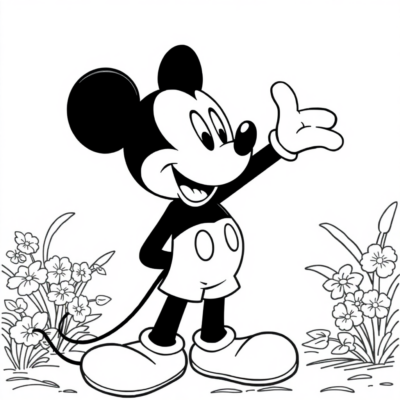 Mickey Mouse Coloring Pages