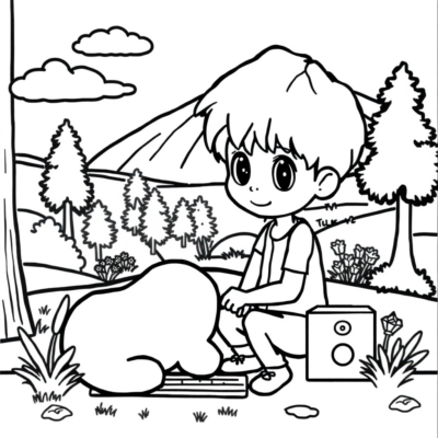 Coloring Book: Computer Coloring Pages for Children