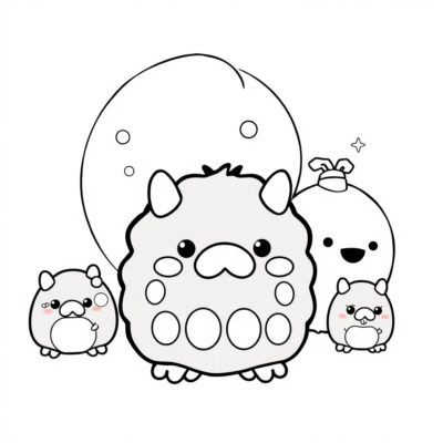 Num Noms Coloring Pages