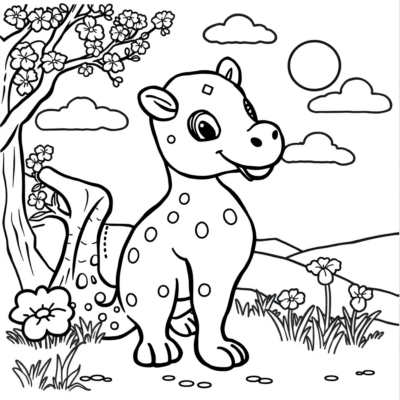 Coloring Book: Number Coloring Pages for Kids to Print