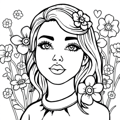 Online Coloring Pages for Girls