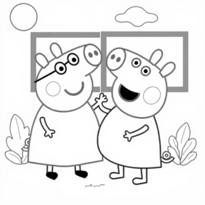Peppa Coloring Pages