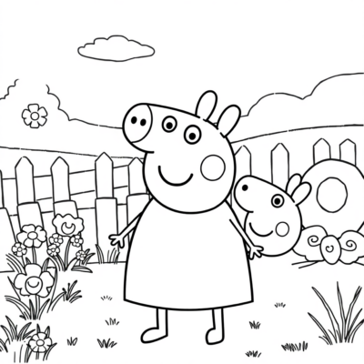 Coloring Book: Peppa Pig Coloring Pages