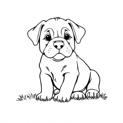Printable Puppy Coloring Pages