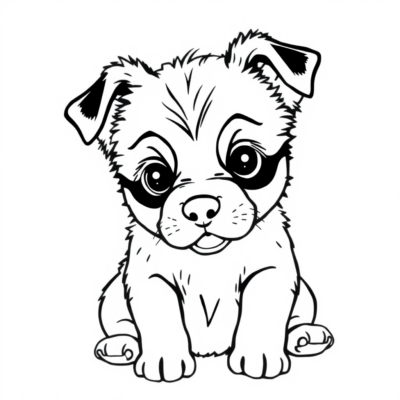 Puppy Coloring Book