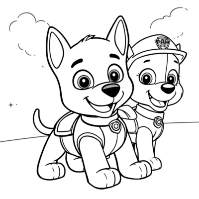 Paw Patrol Coloring Book Base