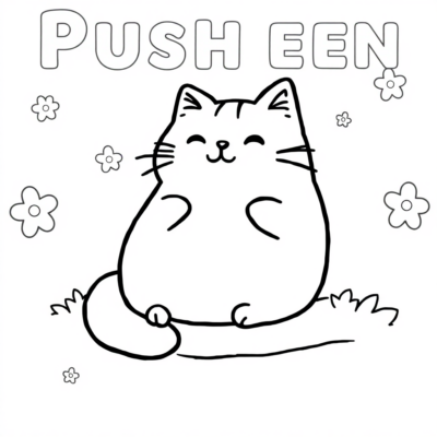 Pusheen Coloring Pages