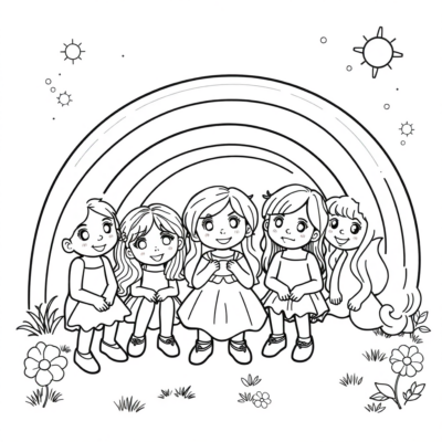 Rainbow Friends Coloring Pages