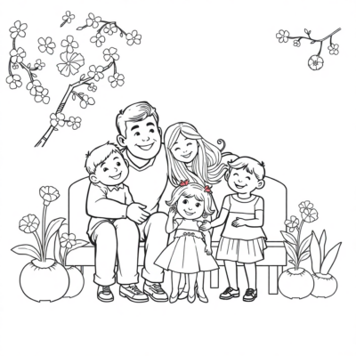 Family Coloring Books